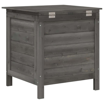 Garden Storage Box Anthracite 50x49x56,5 cm Solid Wood Fir