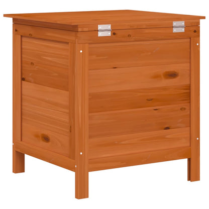 Garden Storage Box Brown 50x49x56,5 cm Solid Wood Fir