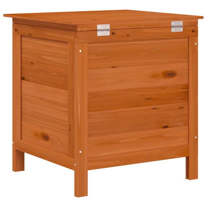Garden Storage Box Brown 50x49x56,5 cm Solid Wood Fir