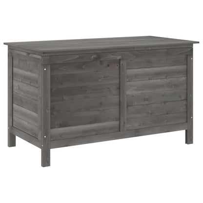 Garden Storage Box Anthracite 99x49,5x58,5 cm Solid Wood Fir