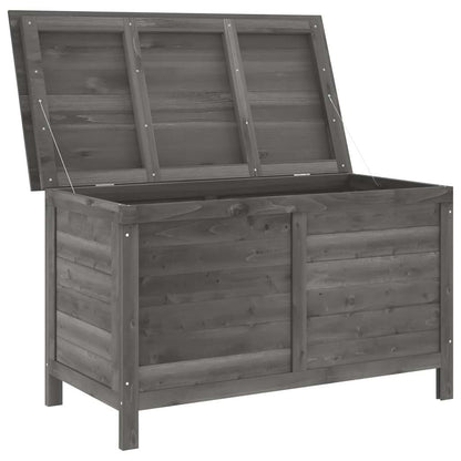 Garden Storage Box Anthracite 99x49,5x58,5 cm Solid Wood Fir