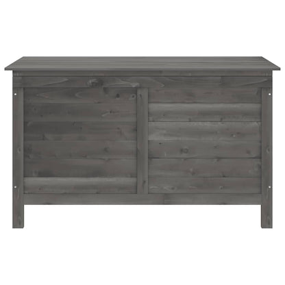 Garden Storage Box Anthracite 99x49,5x58,5 cm Solid Wood Fir