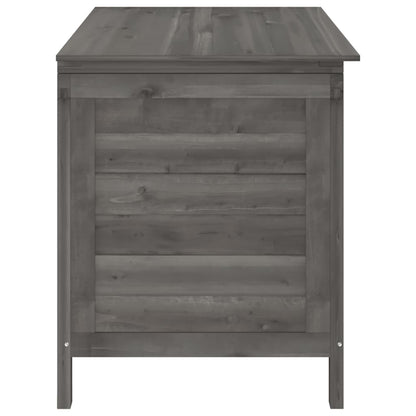 Garden Storage Box Anthracite 99x49,5x58,5 cm Solid Wood Fir