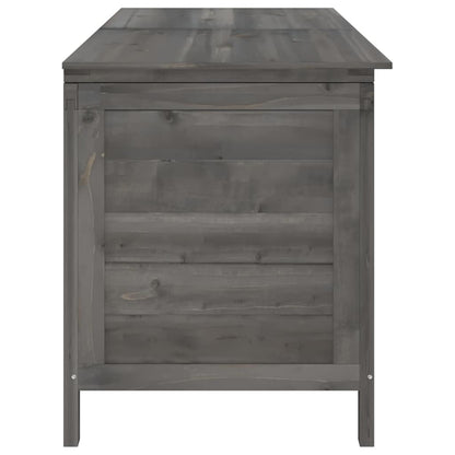 Garden Storage Box Anthracite 150x50x56.5 cm Solid Wood Fir