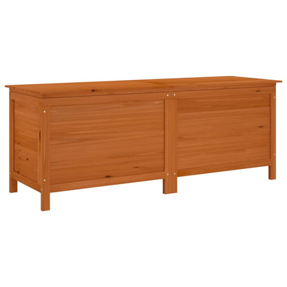 Garden Storage Box Brown 150x50x56.5 cm Solid Wood Fir