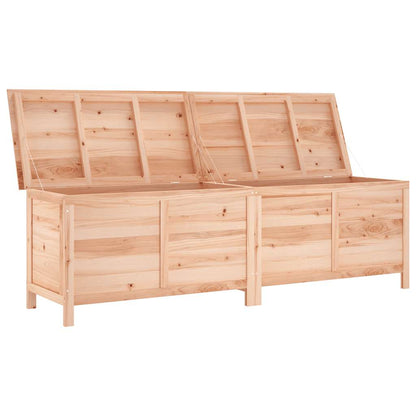 Garden Storage Box 198,5x50x56,5 cm Solid Wood Fir