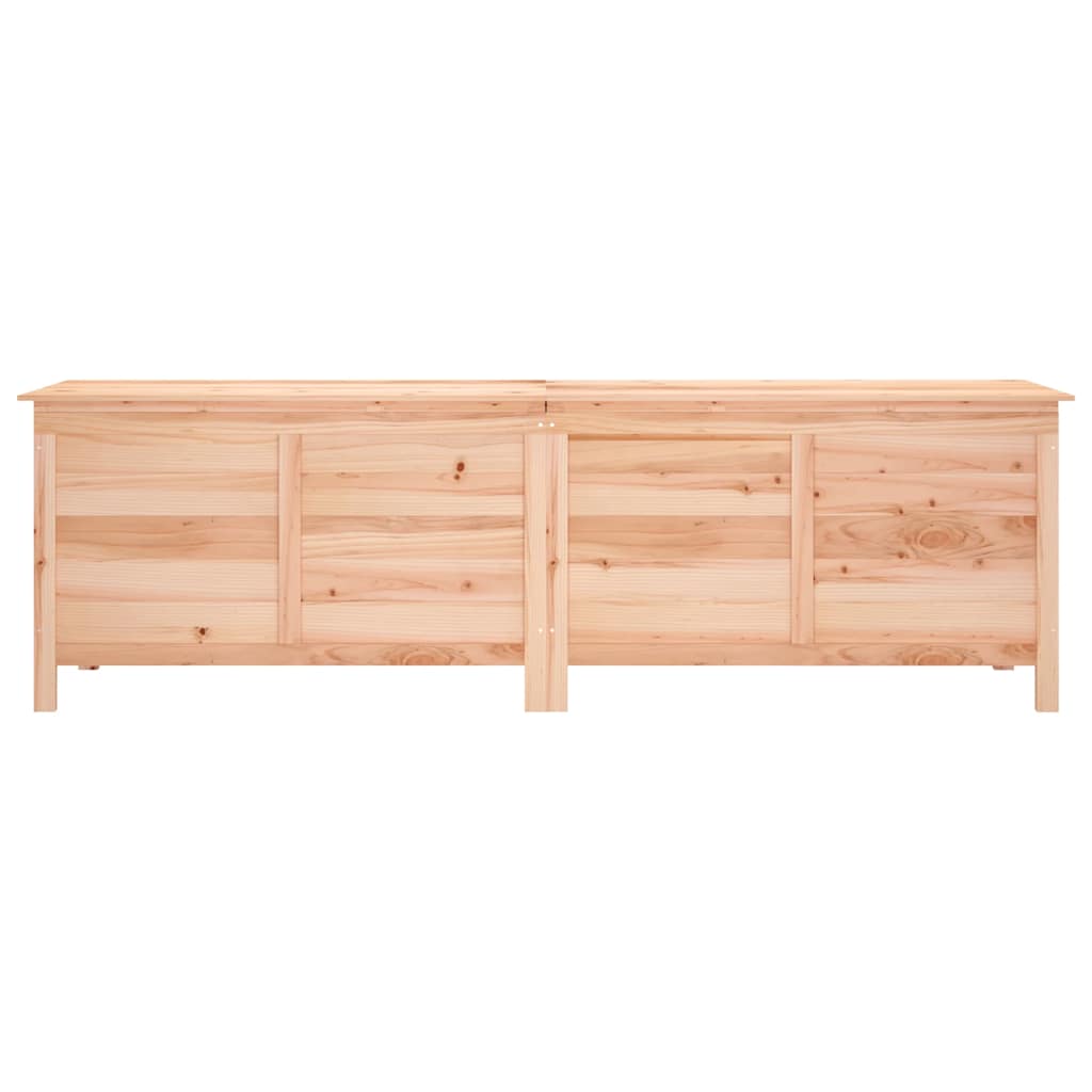 Garden Storage Box 198,5x50x56,5 cm Solid Wood Fir