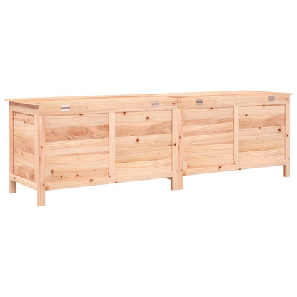 Garden Storage Box 198,5x50x56,5 cm Solid Wood Fir