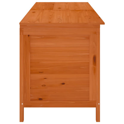 Garden Storage Box Brown 198,5x50x56,5 cm Solid Wood Fir