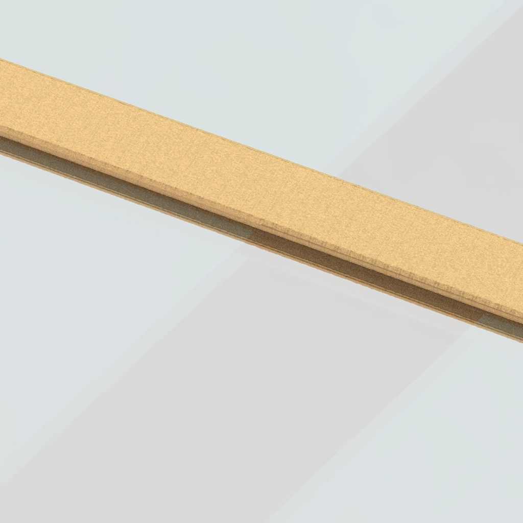 Sliding Door Gold 102.5x205 cm Clear ESG Glass and Aluminium
