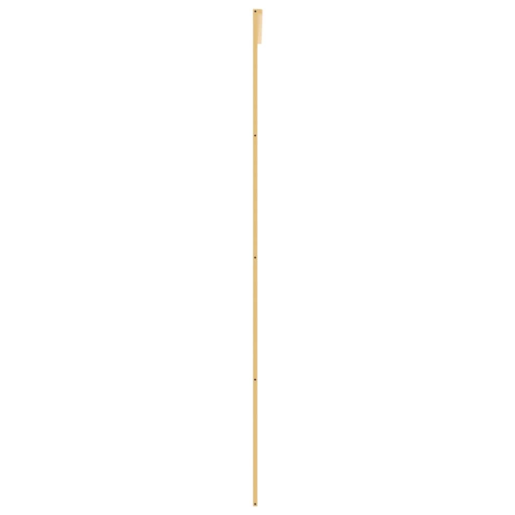Sliding Door Gold 102.5x205 cm Frosted ESG Glass and Aluminium