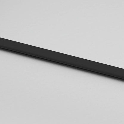 Sliding Door Black 90x205 cm Tempered Glass and Aluminium