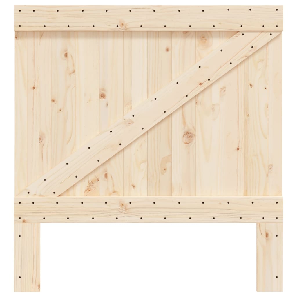 Headboard 100x104 cm Solid Wood Pine