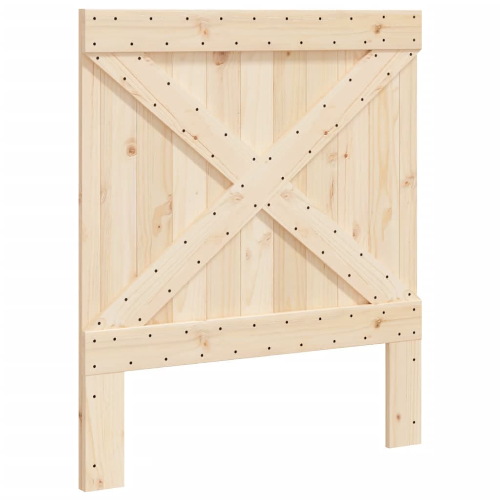 Headboard 90x104 cm Solid Wood Pine