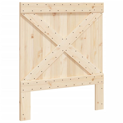 Headboard 90x104 cm Solid Wood Pine