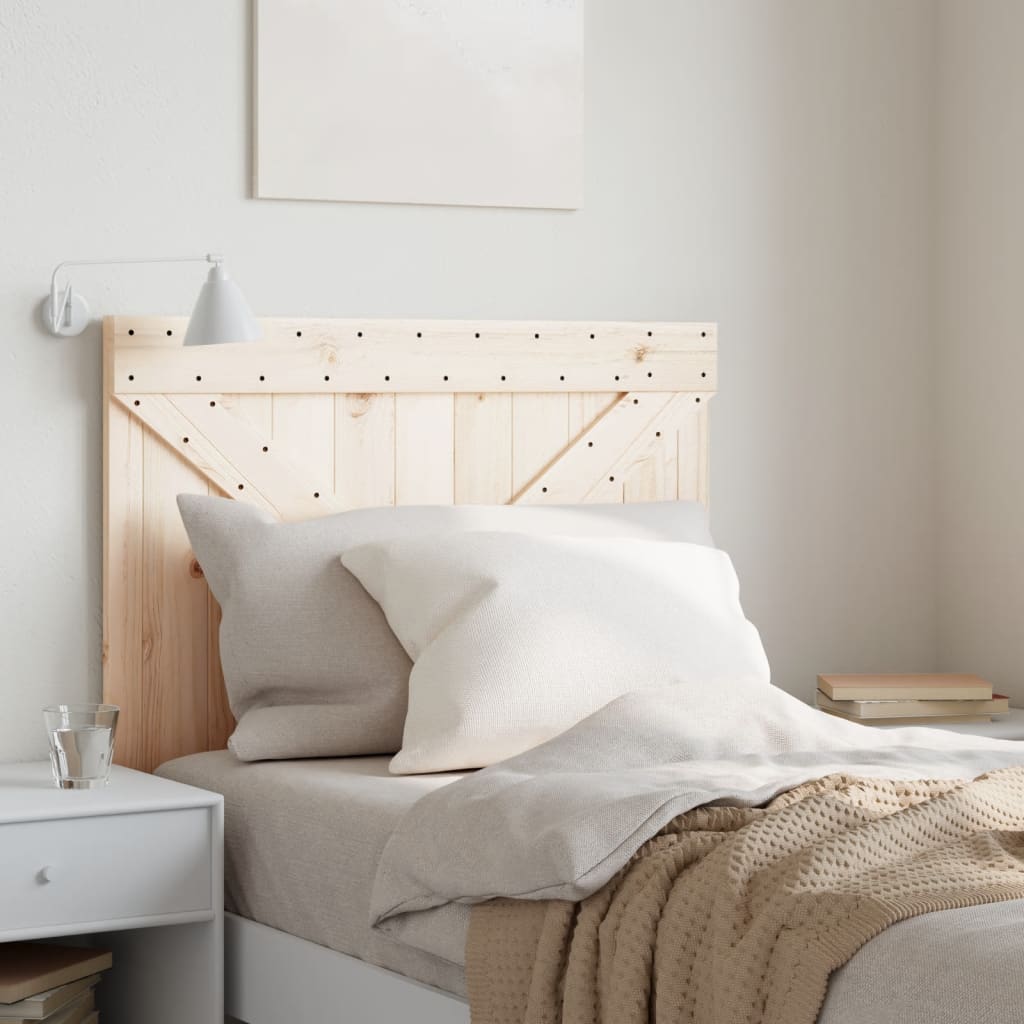 Headboard 90x104 cm Solid Wood Pine