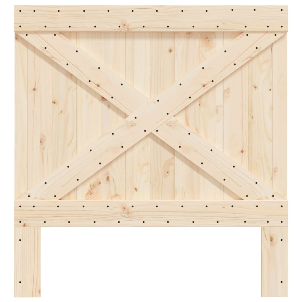 Headboard 100x104 cm Solid Wood Pine