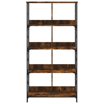 Bookshelf Smoked Oak 78.5x33x153 cm Engineered Wood