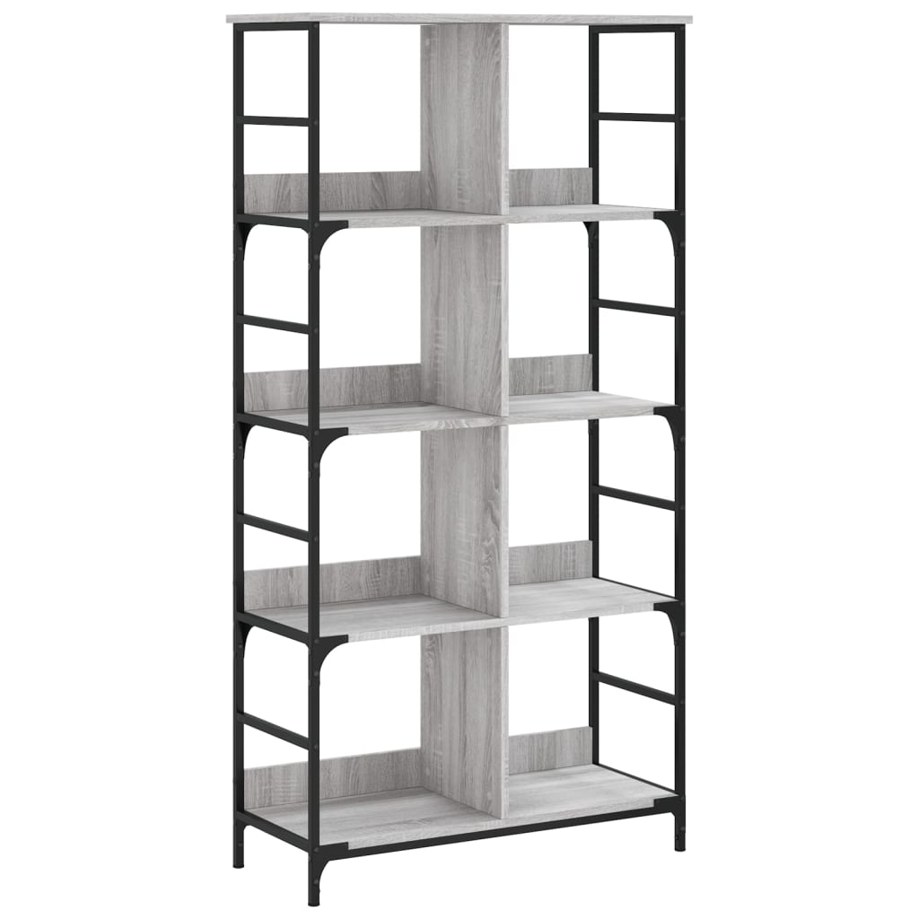 Bookshelf Grey Sonoma 78,5x33x153 cm Engineered Wood