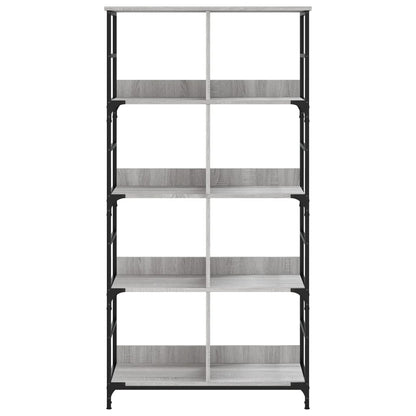 Bookshelf Grey Sonoma 78,5x33x153 cm Engineered Wood