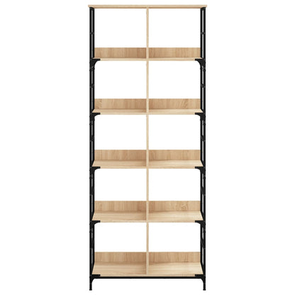 Bookshelf Sonoma Oak 78.5x33x188.5 cm Engineered Wood