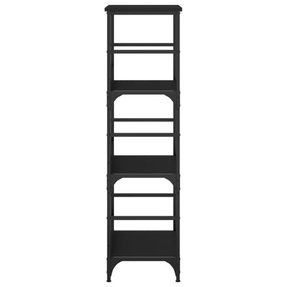 Bookshelf Black 50x33x117.5 cm Engineered Wood