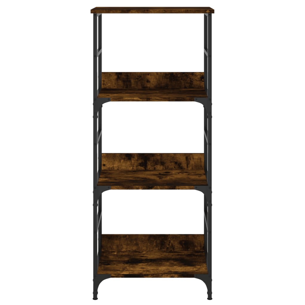 Bookshelf Smoked Oak 50x33x117.5 cm Engineered Wood