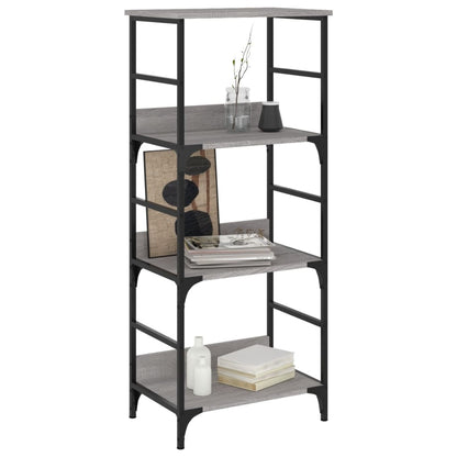Bookshelf Grey Sonoma 50x33x117.5 cm Engineered Wood