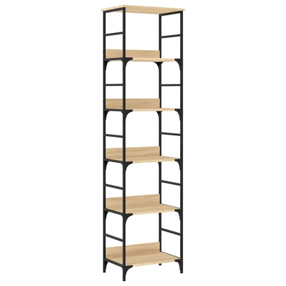 Bookshelf Sonoma Oak 50x33x188,5 cm Engineered Wood