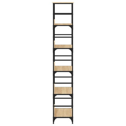 Bookshelf Sonoma Oak 50x33x188,5 cm Engineered Wood