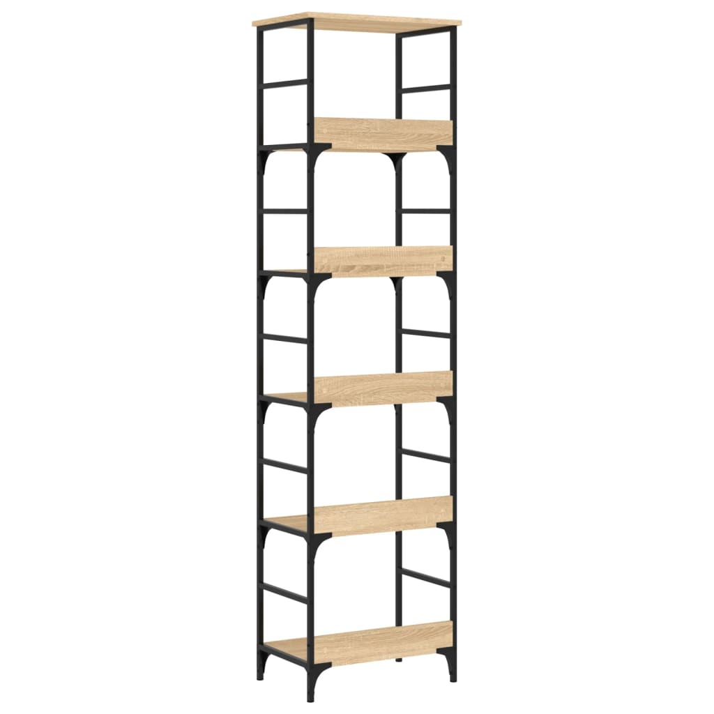 Bookshelf Sonoma Oak 50x33x188,5 cm Engineered Wood