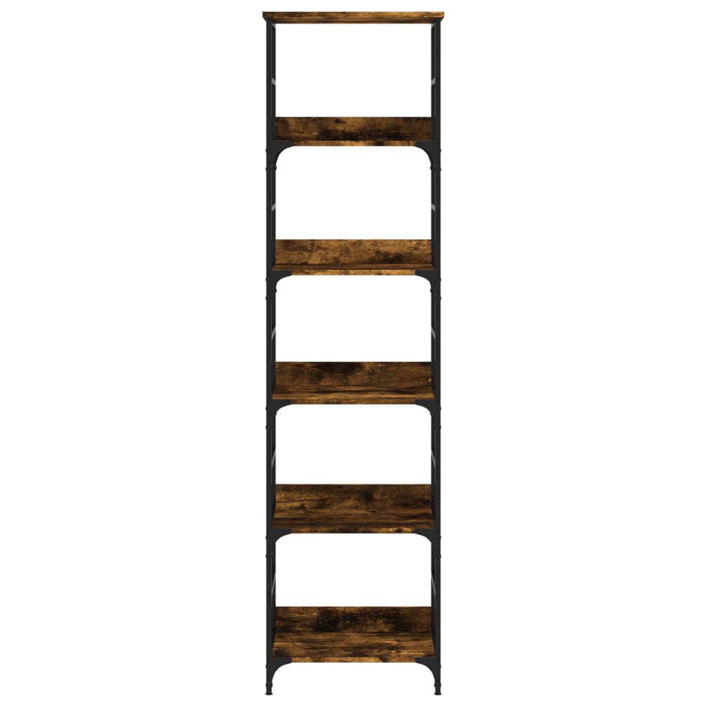 Bookshelf Smoked Oak 50x33x188,5 cm Engineered Wood