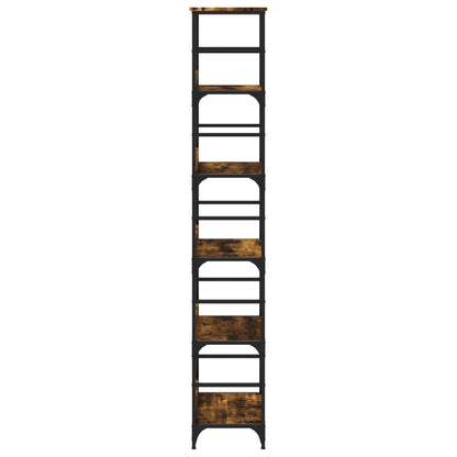 Bookshelf Smoked Oak 50x33x188,5 cm Engineered Wood