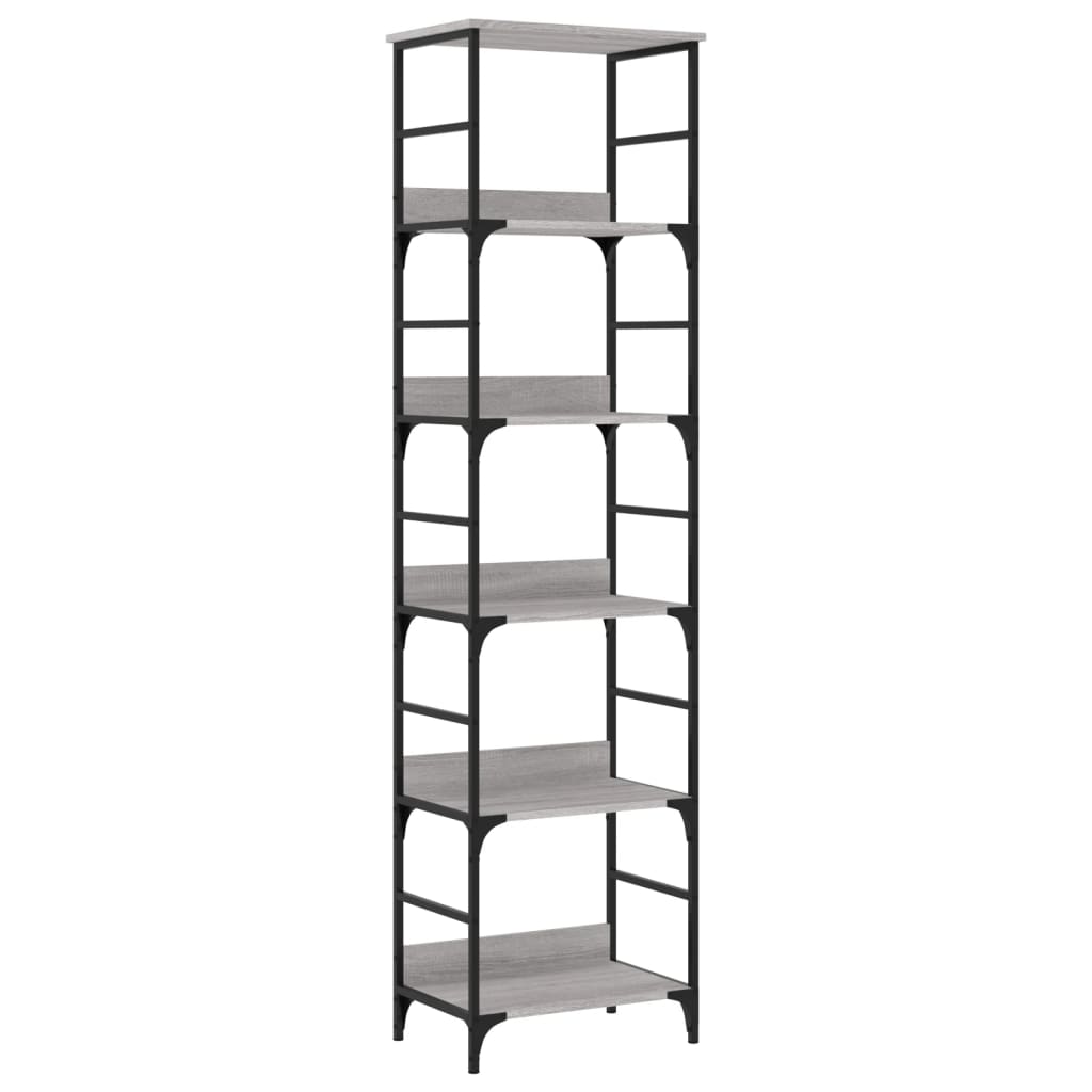 Bookshelf Grey Sonoma 50x33x188,5 cm Engineered Wood
