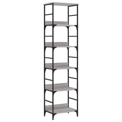 Bookshelf Grey Sonoma 50x33x188,5 cm Engineered Wood