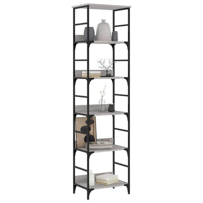 Bookshelf Grey Sonoma 50x33x188,5 cm Engineered Wood