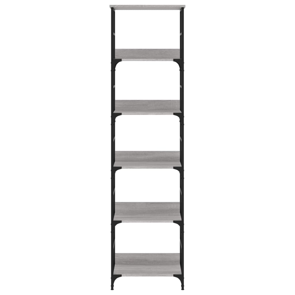 Bookshelf Grey Sonoma 50x33x188,5 cm Engineered Wood