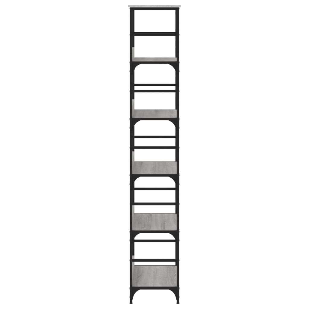 Bookshelf Grey Sonoma 50x33x188,5 cm Engineered Wood