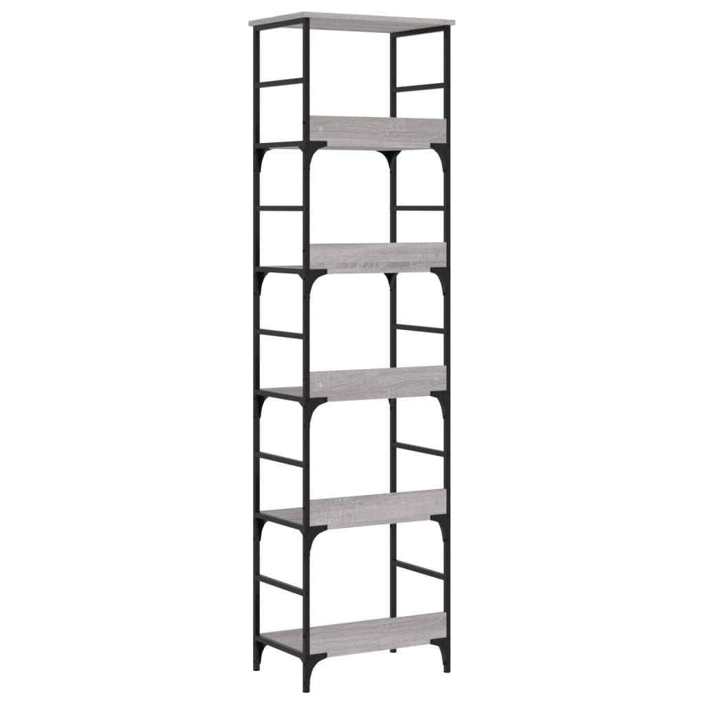 Bookshelf Grey Sonoma 50x33x188,5 cm Engineered Wood