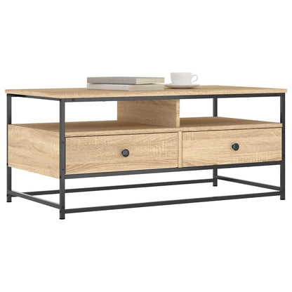 Coffee Table Sonoma Oak 100 x 51 x 45 cm Engineered Wood