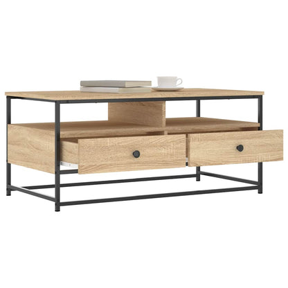Coffee Table Sonoma Oak 100 x 51 x 45 cm Engineered Wood