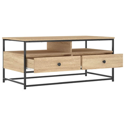 Coffee Table Sonoma Oak 100 x 51 x 45 cm Engineered Wood