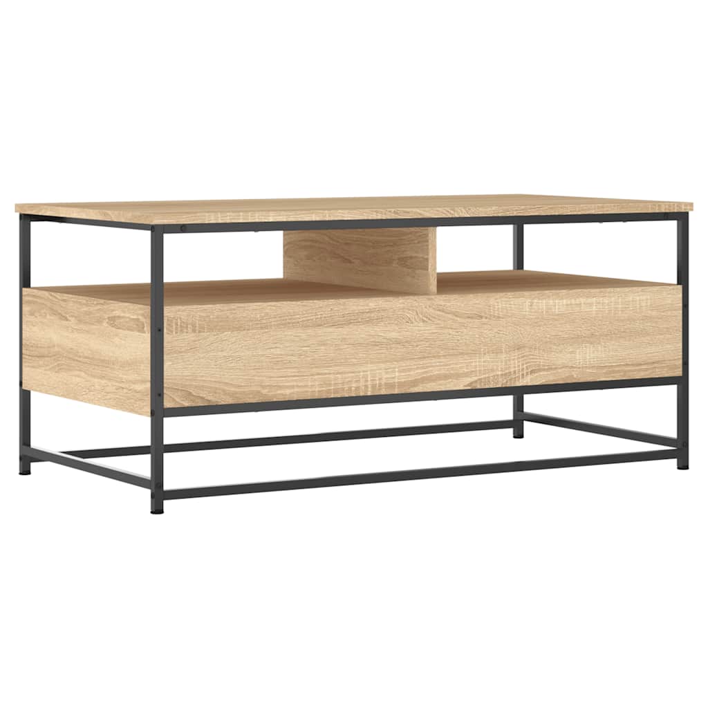 Coffee Table Sonoma Oak 100 x 51 x 45 cm Engineered Wood