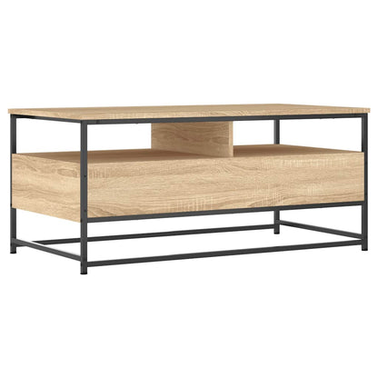 Coffee Table Sonoma Oak 100 x 51 x 45 cm Engineered Wood