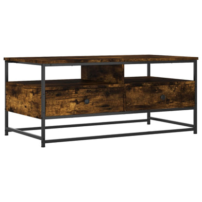 Coffee Table Smoked Oak 100 x 51 x 45 cm