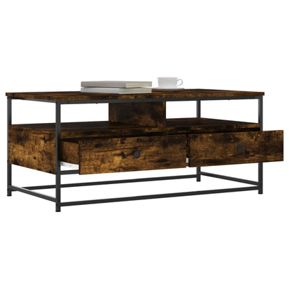 Coffee Table Smoked Oak 100 x 51 x 45 cm