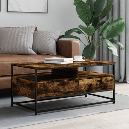 Coffee Table Smoked Oak 100 x 51 x 45 cm
