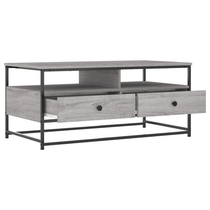 Coffee Table Grey Sonoma 100 x 51 x 45 cm Engineered Wood