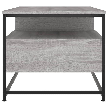 Coffee Table Grey Sonoma 100 x 51 x 45 cm Engineered Wood
