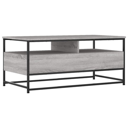 Coffee Table Grey Sonoma 100 x 51 x 45 cm Engineered Wood